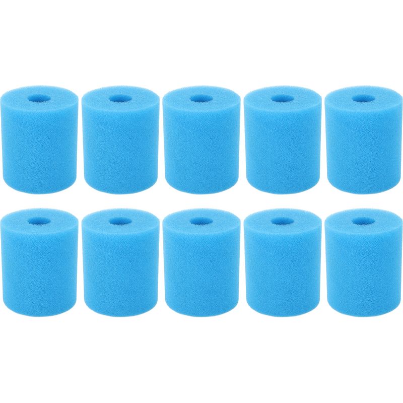 Poolfilterschwamm – 9 X 9 X 10 Cm – Aus Pu-schwamm – Für Innen- Und Außenpools – 10er-packung