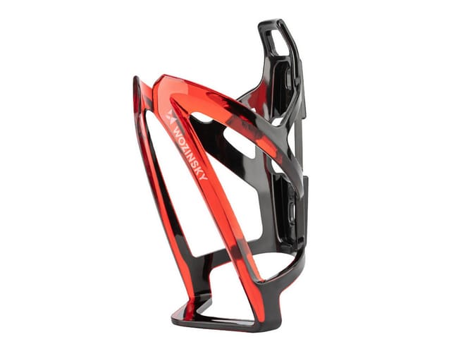 Wozinsky WUR-01BR Bike Bottle Holder Basket - Black and Red