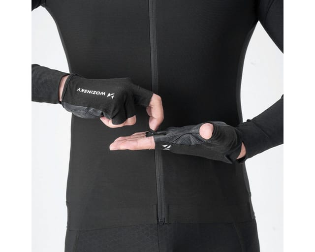 Wozinsky WRR-01M cycling gloves size M - black