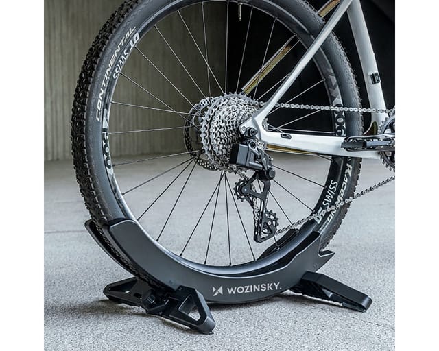 Wozinsky WSR-02 bicycle stand stable for bicycle wheels - black