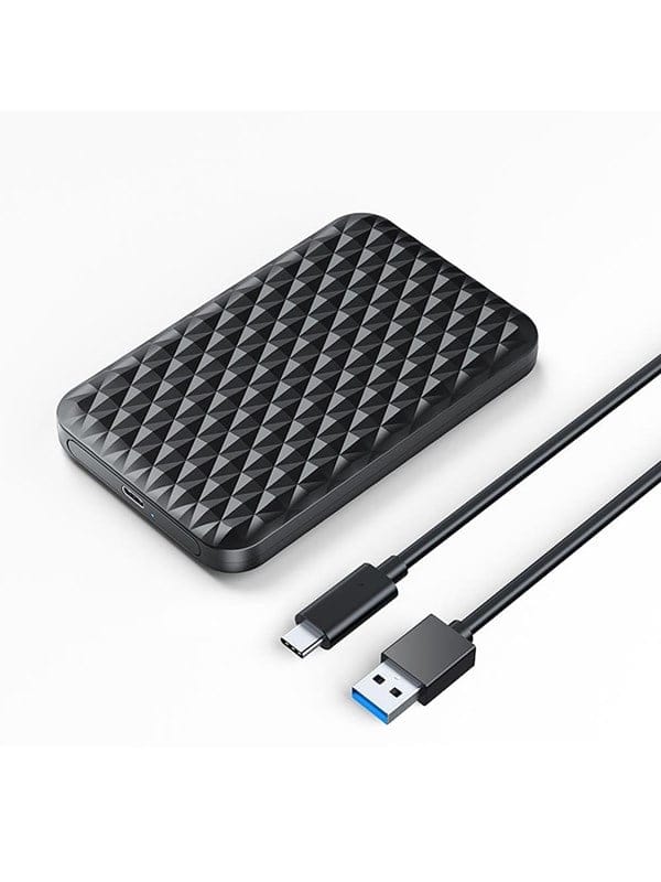 ORICO 2520C3-V1 2.5" HDD/SSD USB-C 5Gb/s Disk Drive - Black - 6TB - Festplatten - 2520C3-V1-BK-EP