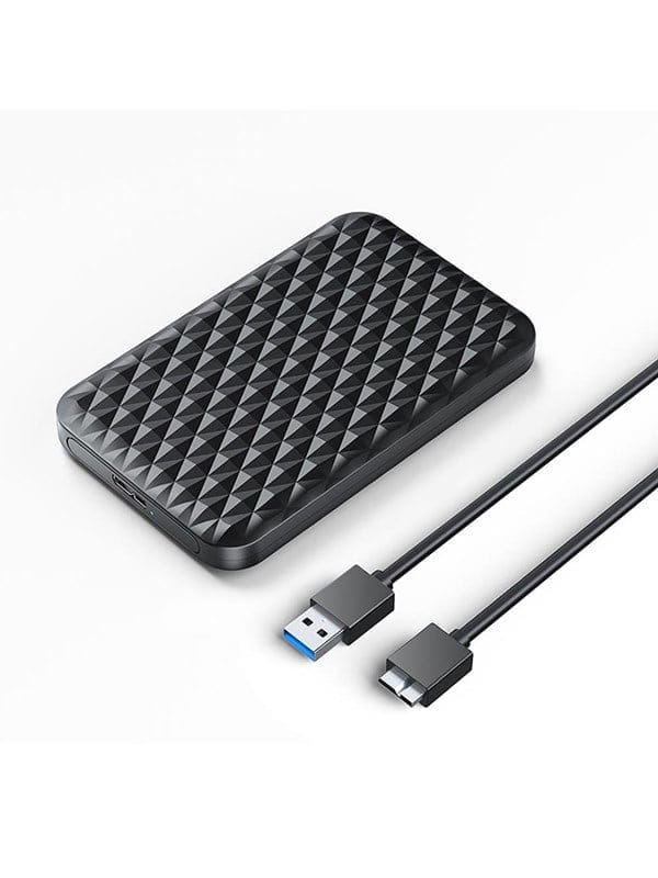 ORICO 2520U3-V1 2.5" HDD/SSD USB Micro-B 5Gb/s Disk Drive - Black - 6TB - Festplatten - 2520U3-V1-BK-EP
