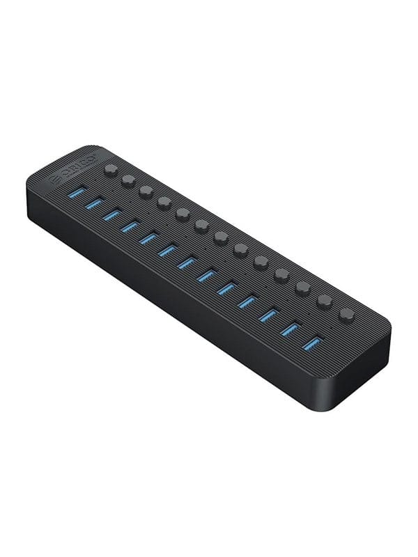 ORICO CT2U3-13AB 13x USB-A 3.0 Hub with Switches - Black USB-Hubs - USB 3.0 - 13 - Schwarz