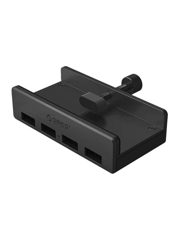 ORICO MH4PU Hub Clamp-Mounted 4x USB-A 3.0 - Black USB-Hubs - USB 3.0 - 4 - Schwarz