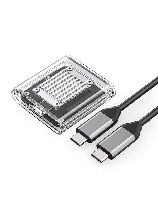 ORICO TC20-M2-10G M.2 NVME USB-C 3.2 Disk Caddy - Transparent