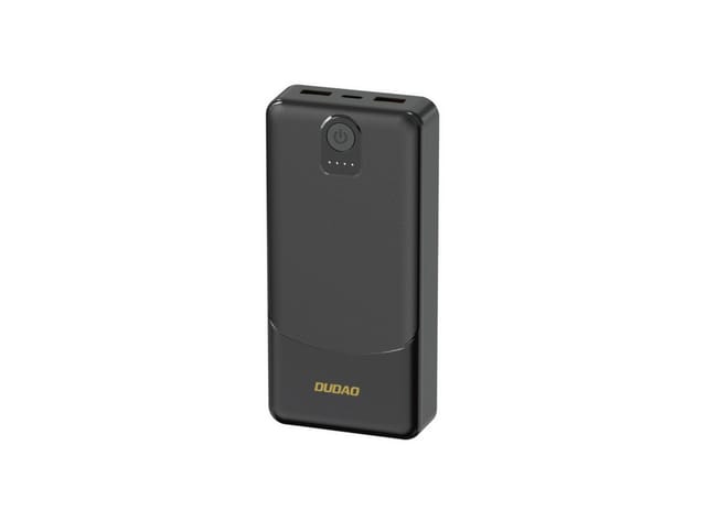 Dudao Powerbank K10 10000mAh 2.4A 2 x USB-A - black Powerbank (Akku) - schwarz - 10000 mAh