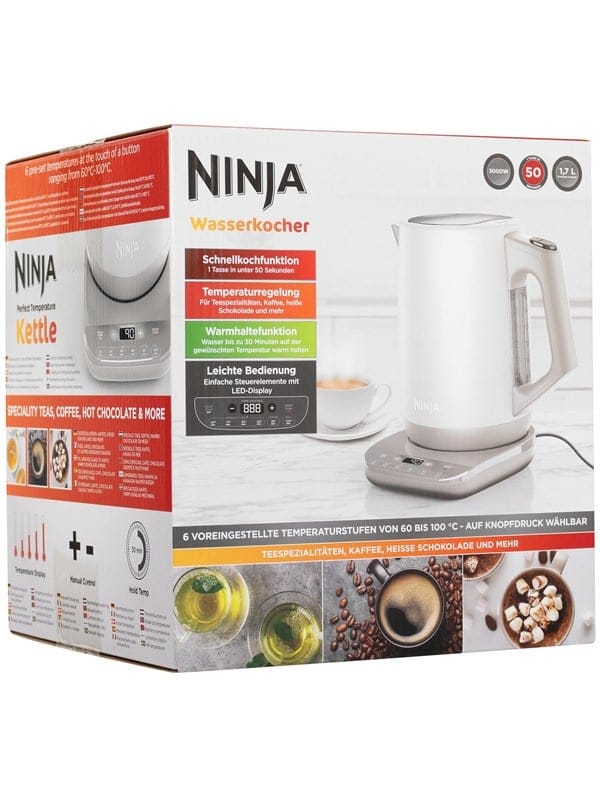 Ninja Wasserkocher KT200EUWH - kettle - Weiß - 3000 W