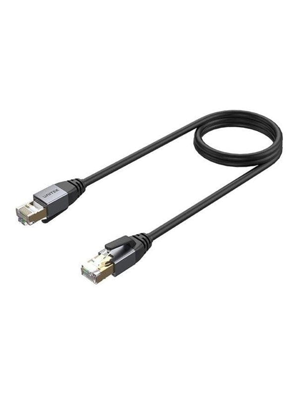 Unitek network cable - 2 m - black - Schwarz - 2m