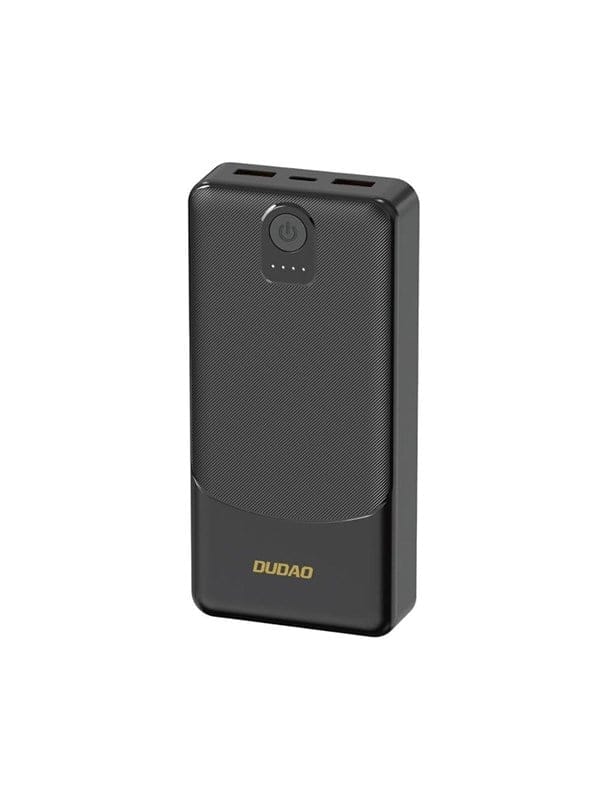 Dudao K10Pro Power Bank 2.4A 20000mAh 2 x USB-A - Black Powerbank (Akku) - schwarz - 20000 mAh