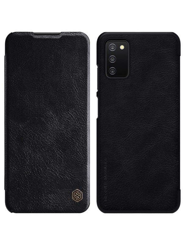 Nillkin Qin Leather Holster Case for Samsung Galaxy A03s Black