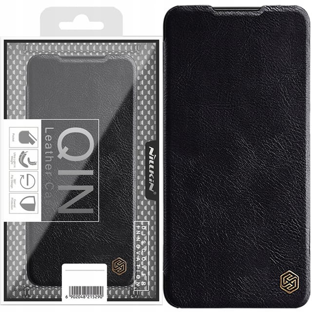 Nillkin Qin Flip Case for Xiaomi Redmi Note 11T 5G / 11S 5G / 11 5G (China) / Poco M4 Pro 5G - Black