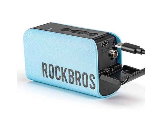 Rockbros 42520006001 Electric Pump Compressor with Digital Display for Balls / Balloons - Blue