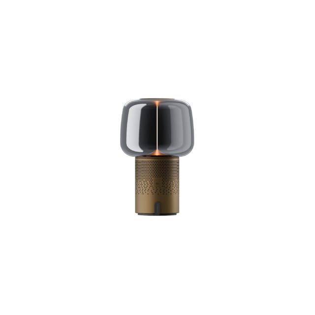 Kooduu Serena Play Portable speaker lamp powered by JBL - Frosted Silver