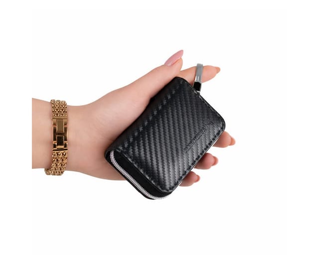 Wozinsky WBS-20 RFID Anti-Theft Car Key Case - Faraday Cage - Black