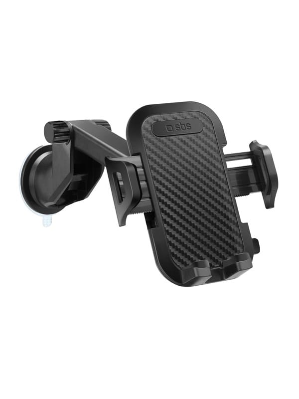 SBS TEHWSUPWIND smartphone holder telescopic with suction cup - black