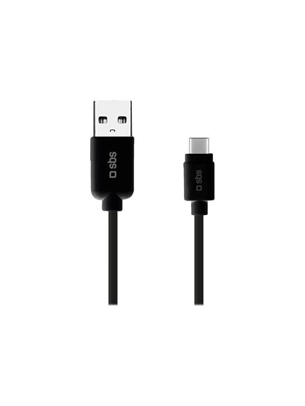 SBS TECABLETYC1KPOS USB-A - USB-C Cable 1m - Black