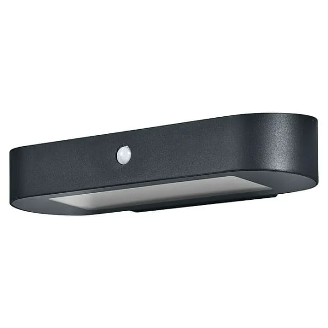 Osram ENDURA Style Solar Oval Wall 550lm 3.2W/830 60mm dark grey