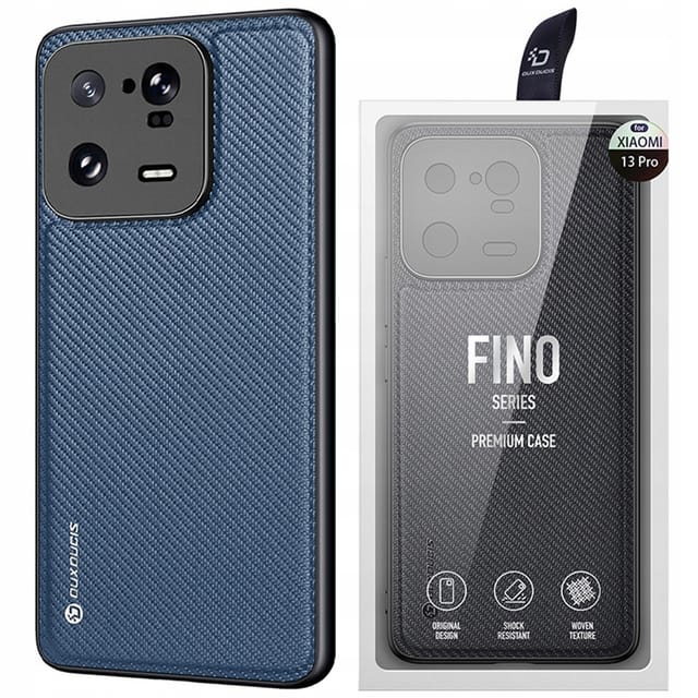 Dux Ducis Fino Case for Xiaomi 13 Pro Cover with Silicone Frame Blue