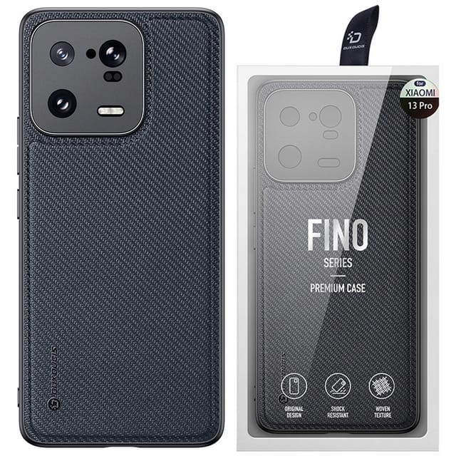 Dux Ducis Fino Case for Xiaomi 13 Pro Cover with Silicone Frame Grey