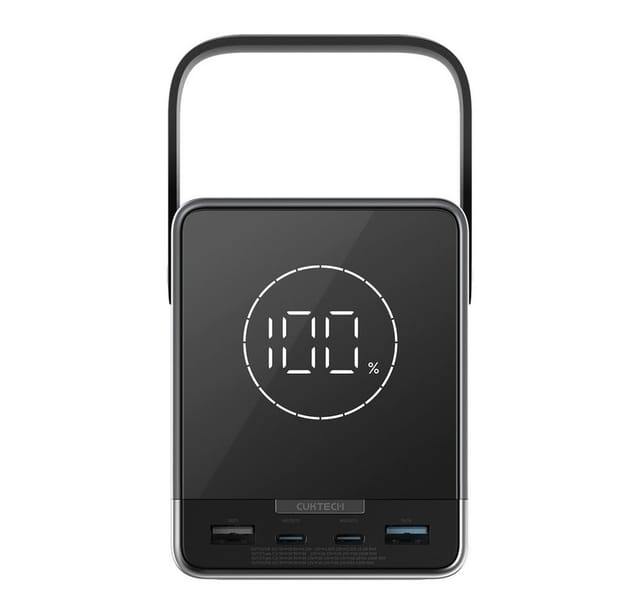 CUKTECH Powerbank 300W with 2x USB-C + 2x USB-A Powerbank (Akku) - schwarz - 40000 mAh