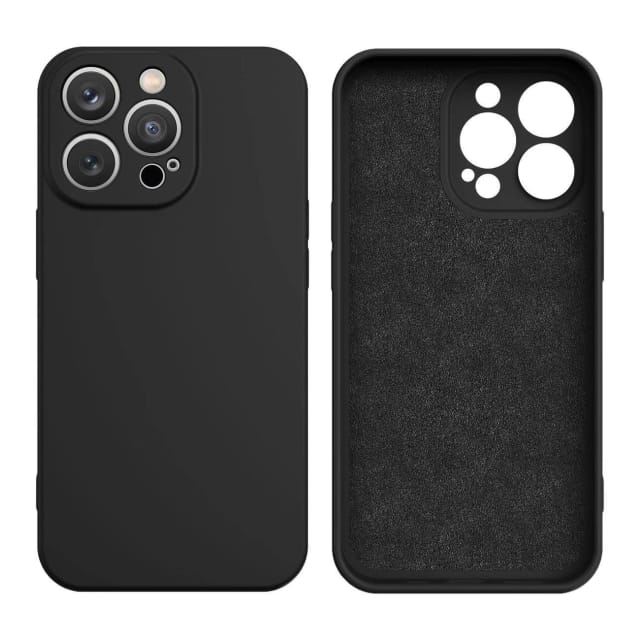 Hurtel Silicone Case for Samsung Galaxy A14 5G / Galaxy A14 Silicone Cover Black