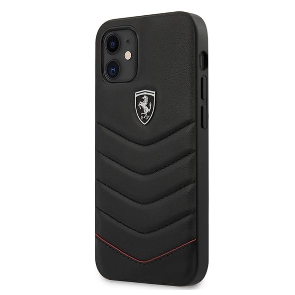 Ferrari Off Track Quilted Case for iPhone 12 mini - Black