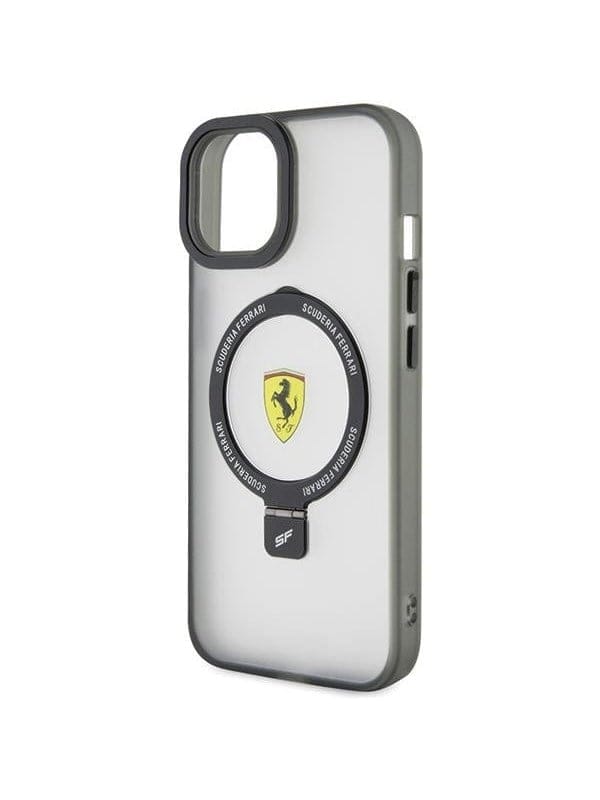 Ferrari Ring Stand 2023 Collection MagSafe Case for iPhone 15 - Clear