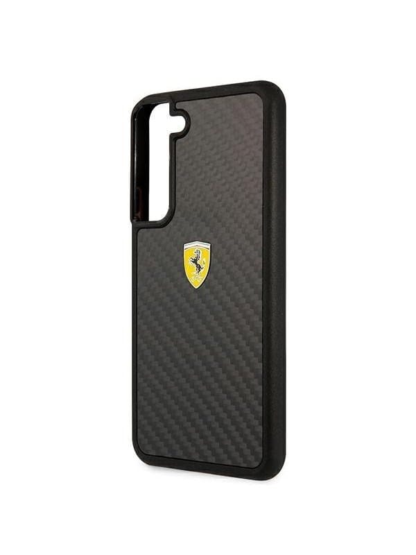 Ferrari On Track Real Carbon Case for Samsung Galaxy S22+ - Black