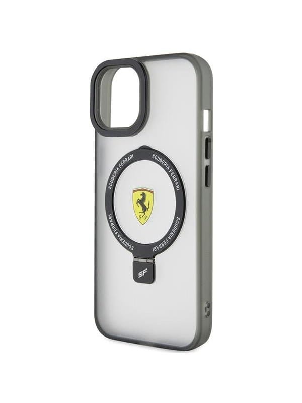 Ferrari Ring Stand 2023 Collection MagSafe Case for iPhone 15 Plus / 14 Plus - Black