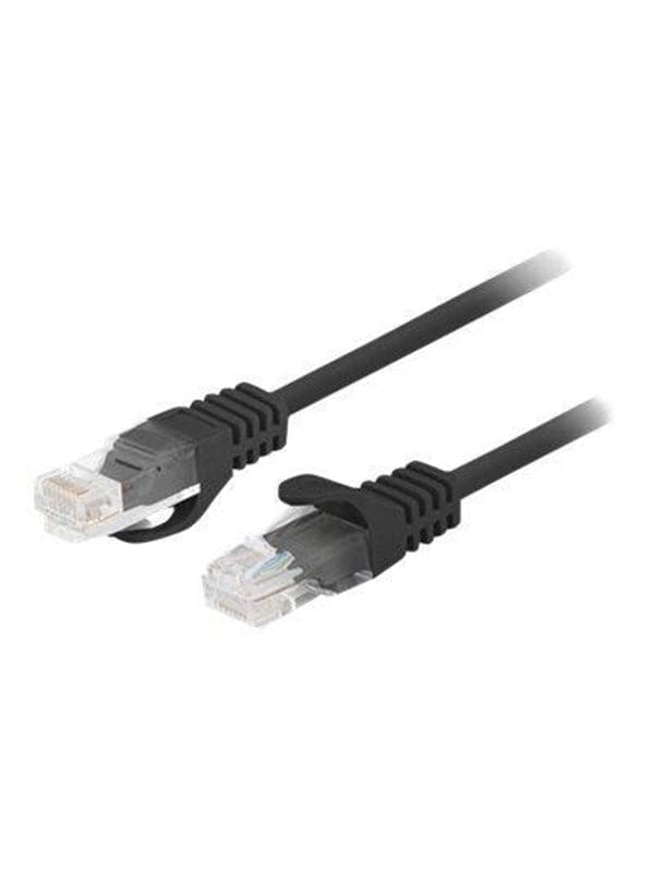 Lanberg patch cable - 1.5 m - black RAL 9004 - Schwarz - 1m