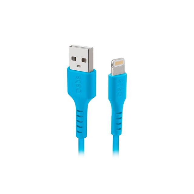 SBS TECABLEUSBIP589A USB-A - Lightning Cable - Blue