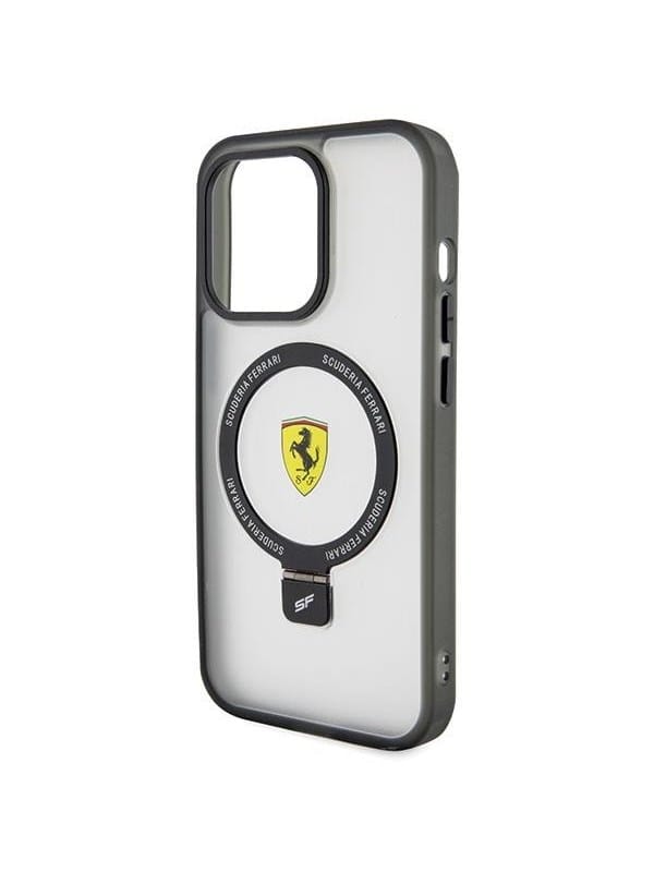 Ferrari Ring Stand 2023 Collection MagSafe Case for iPhone 15 Pro - Clear