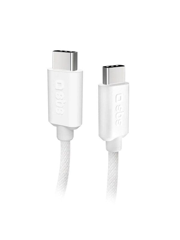 SBS TECABLETISSUETCCG USB-C - USB-C 1.5m 60W braided cable - gray
