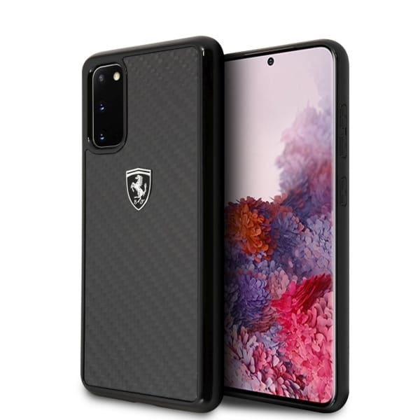 Ferrari Carbon Heritage Case for Samsung Galaxy S20 - Black