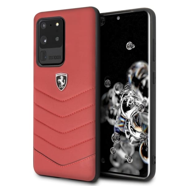 Ferrari Heritage Quilted case for Samsung Galaxy S20 Ultra - red