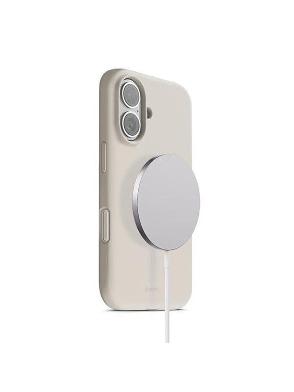 CRONG Color Cover Magnetic - MagSafe iPhone 17 Case (Stone Beige)