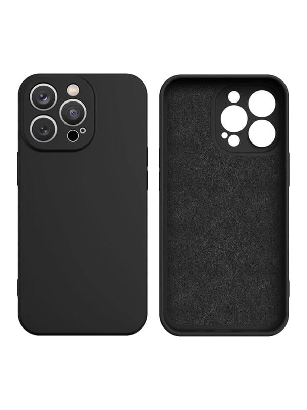 Hurtel Silicone Case for Samsung Galaxy A15 - Black