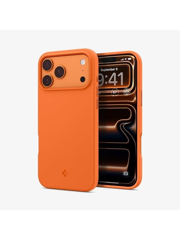 Spigen Silicone Fit MagSafe cosmic orange - iPhone 17 Pro Max