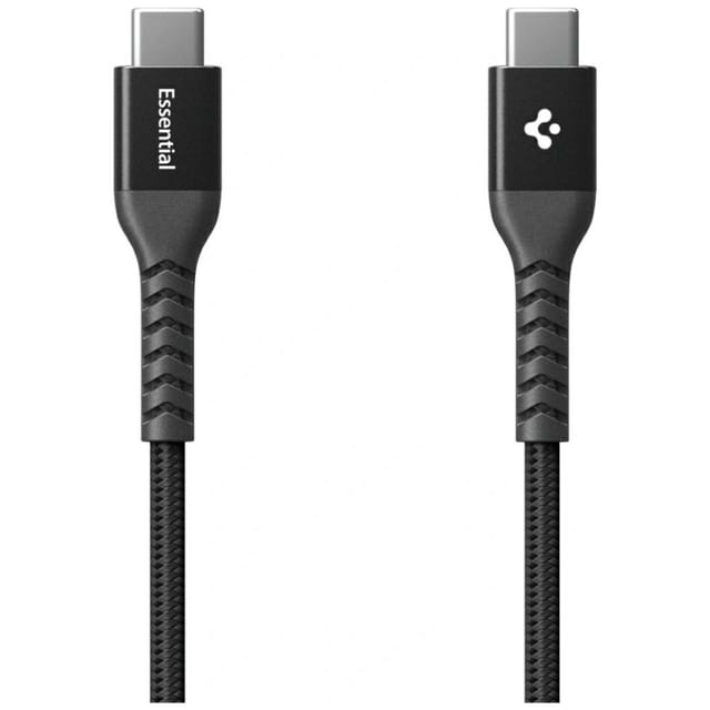 Spigen Essential USB C to USB C 100W Fabric Cable black EB10010CCA