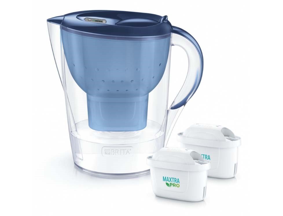Dzbanek Filtrujący Brita Marella Xl+2 Wkłady Maxtrapro Pp (3,5l Niebieski)