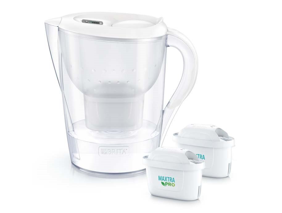 Dzbanek Filtrujący Brita Marella Xl+2 Wkłady Maxtrapro Pp (3,5l Biały)