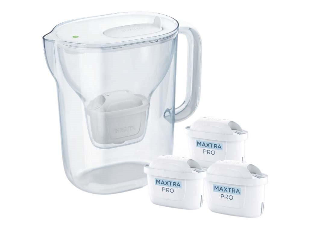 Dzbanek Filtrujący Brita Style Essential+3 Wkłady Maxtrapro Pp (biały)