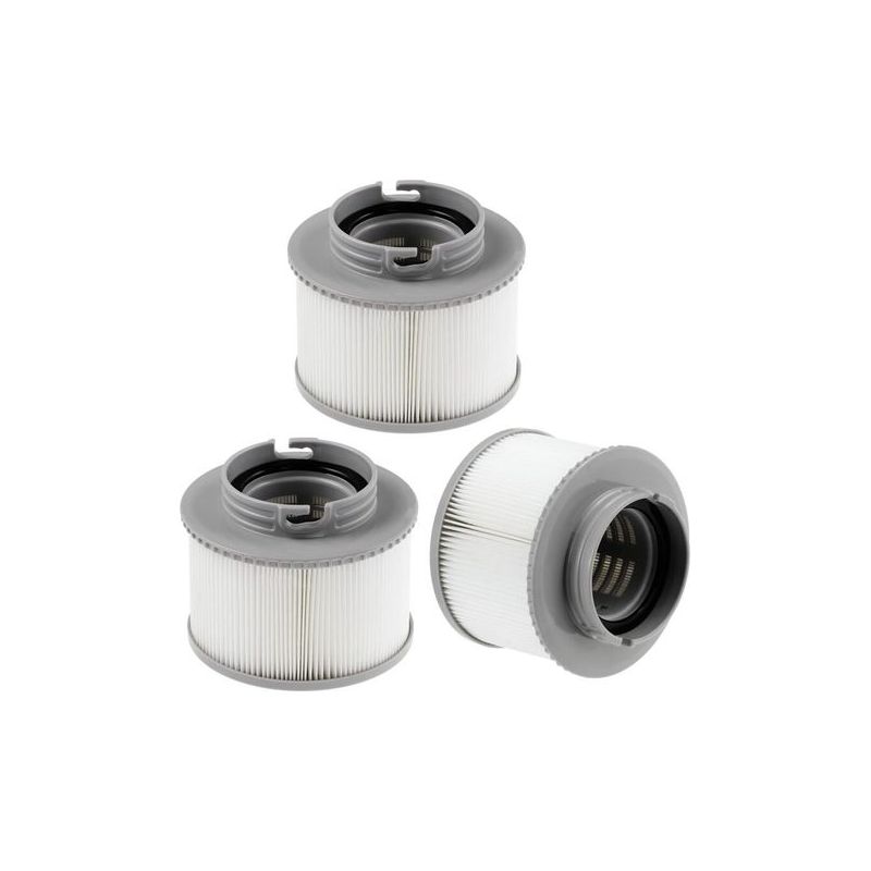 Bunthaus 3-teiliger Filter Für Mspa Fd2089, Mspa Filterkartusche, Wiederverwendbare Spa Lite Filterkartusche Für Alle Aufblasbaren Mspa Poolmodelle