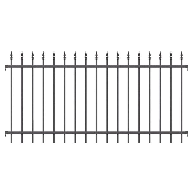 AluZaunfeld CHAUSSEE 105 cm Kunststoffbeschichtet Anthrazit
