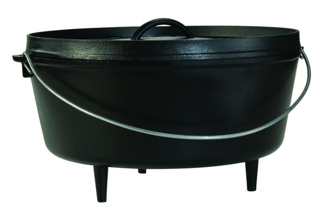 Dutch Oven CAMP mit Deckel Gusseisen 95 Liter