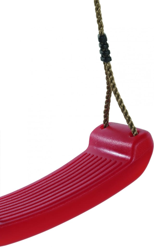Schaukelsitz mit Seil Rot