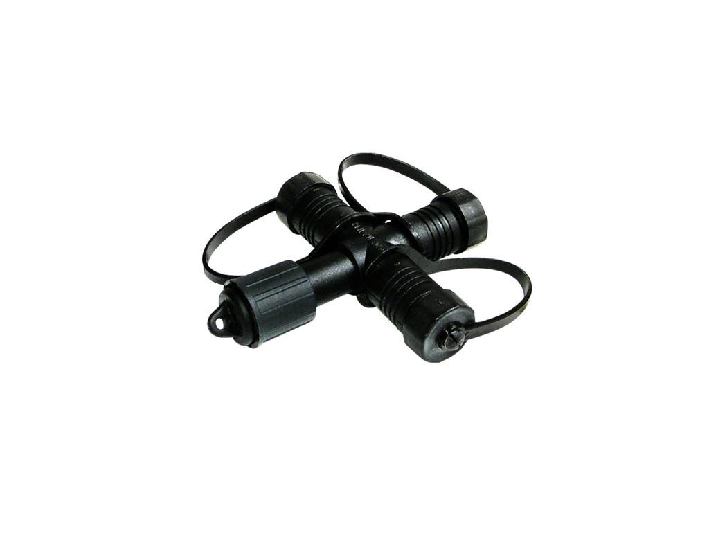Anschlussstecker Terrassenbeleuchtung Anschlussstecker + 3 Ausgänge