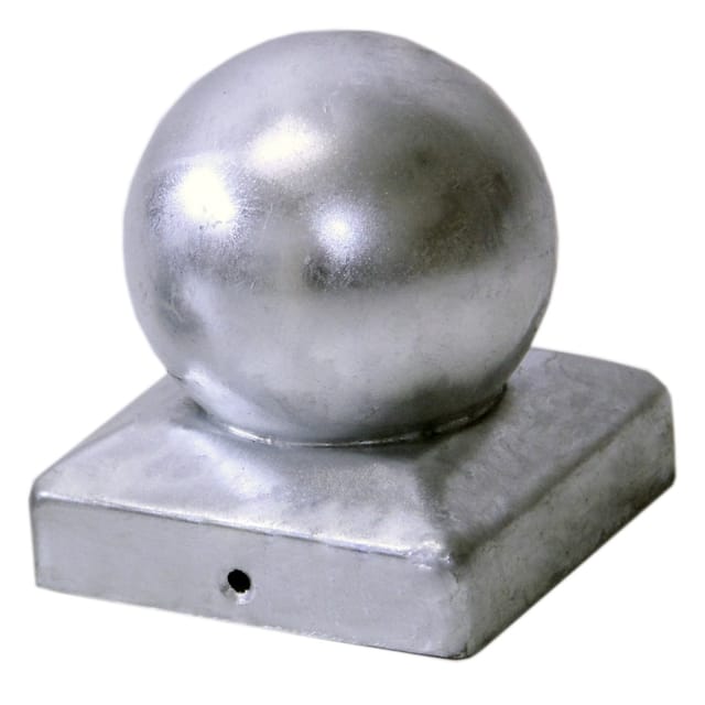Pfostenkappe KUGEL 71 mm Feuerverzinkt