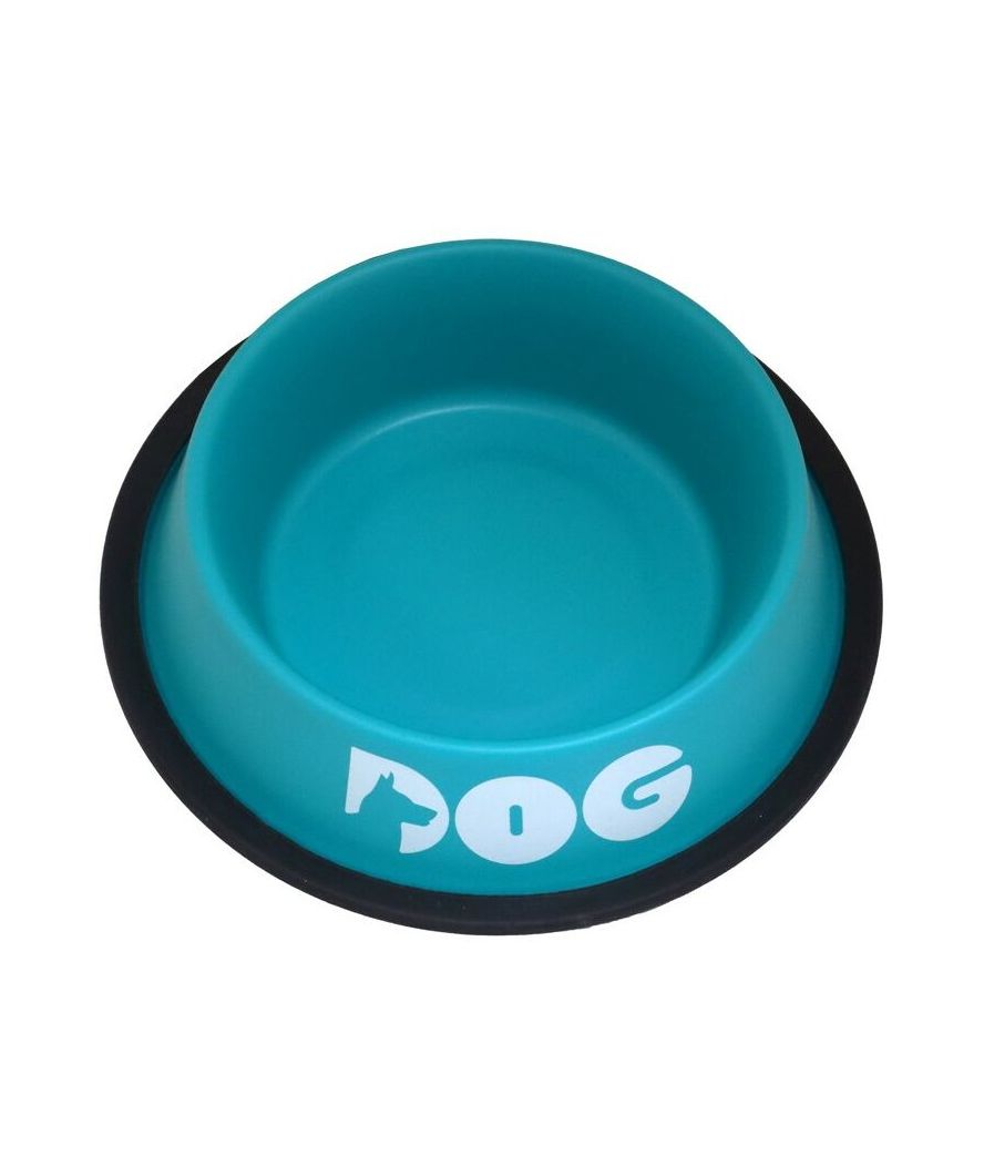 Set 4 Pezzi Ciotola Acciaio New Color Pavone 710ml.: Set 4 Pezzi Ciotola Acciaio New Color Pavone Per Cani E Gatti