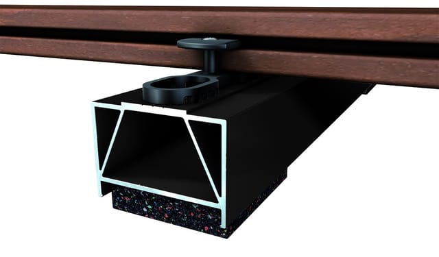 Terrassendielenbefestigung TERRAFLEX N9 mit EdelstahlBohrschraube A4 für AluUK 30 Stück